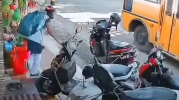 School-Girl-Escapes-Accident School-Girl-Escapes-Accident