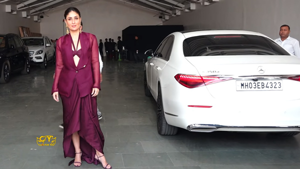  kareena kapoor seen in Mercedes Benz S350D 