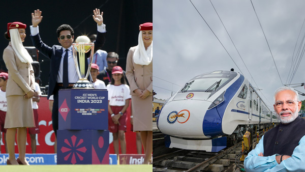 vande Bharat special Trains for ICC ODI World Cup 2023