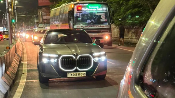 Dulquer salmaan buys BMW 740i car