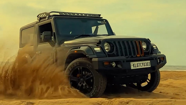 Keerthy-Suresh-Mahindra-Thar-Drivingన
