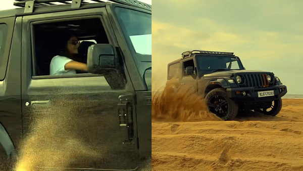 Keerthy-Suresh-Mahindra-Thar-Driving