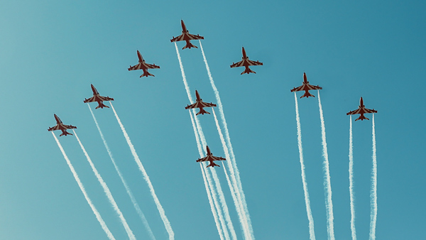 AIr show in ICC ODI FInal match