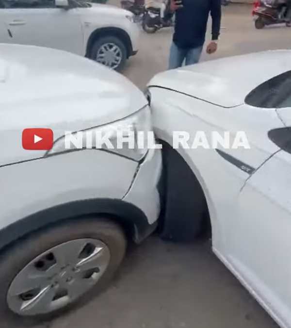 hyundai creta driver hits volkswagen virtus