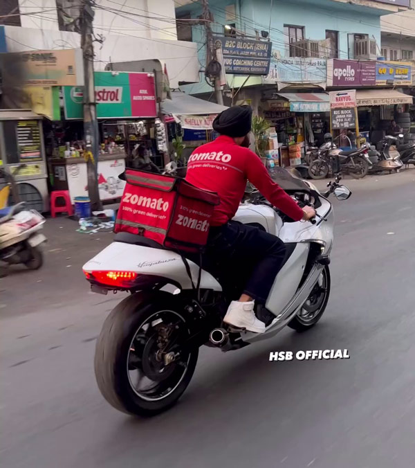 Zomato-Delivery-Boy-On-Hayabusa-Bike