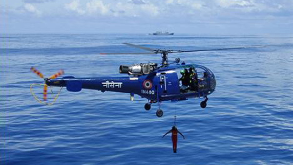 Indian navy chetak helicopters 