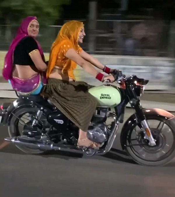 women drives royal enfield classic 350 bike women drives royal enfield classic 350 bike