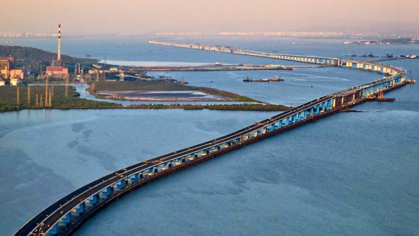 india longest sea bridge india longest sea bridge