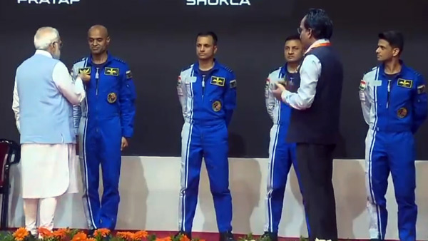 PM-Narendra-Modi-Reveals-Gaganyaan-Mission-Astronauts-Names