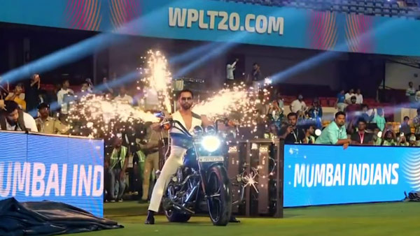 Shahid Kapoor On Harley Davidson Bike At WPL