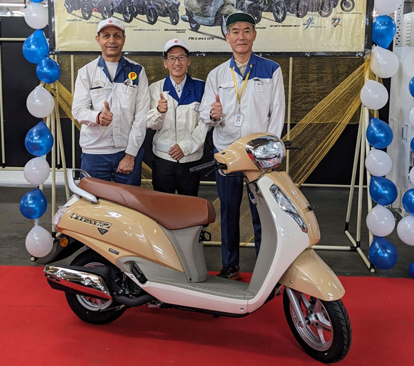 Suzuki Motorcycle Achieves 10 Lakh Production Milestone