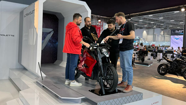 Ultraviolette F77 Electric Bike Showcased in Turkey