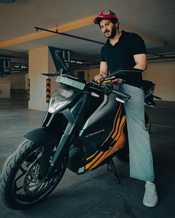 Dulquer Salmaan With New Ultraviolette F77 Mach 2