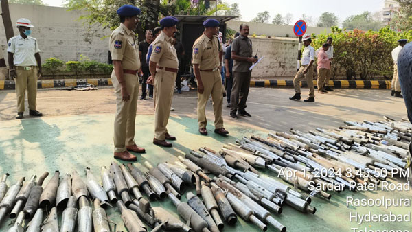 Modified-Bike-Silencers-Destroyed-Hyderabad