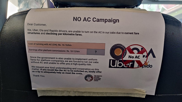 NO-AC-In-Cabs-Campaign-Hyderabad