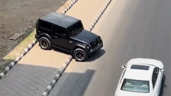 Mahindra-Thar-Reckless-Driving