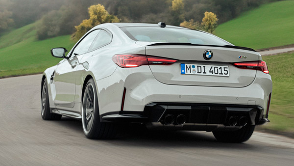 BMW M4 Competition Rear Profile