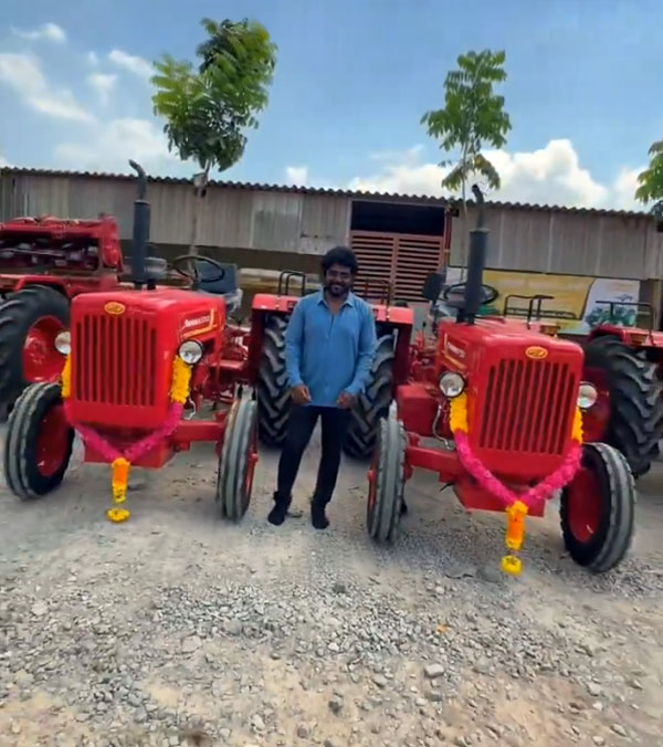 Raghava-Lawrence-Gifts-10-Mahindra-Tractors-To-Poor-Farmers