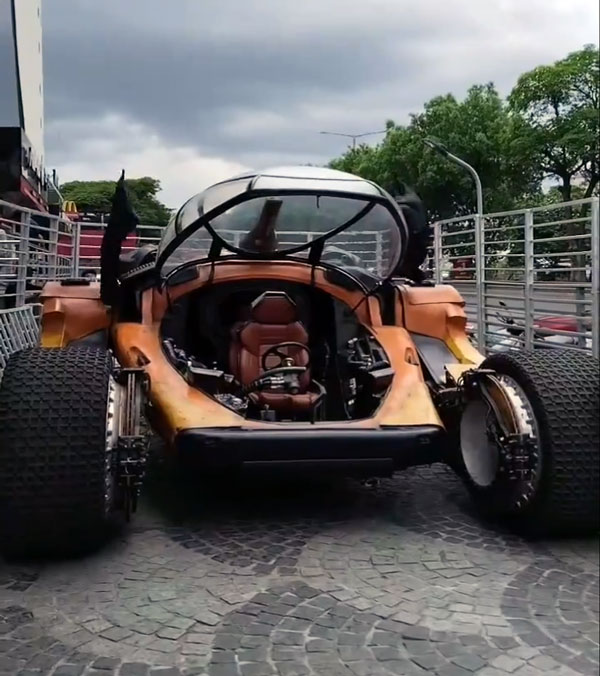 Kalki-Bujji-Car-Showcased-At-Prasad s-Imax