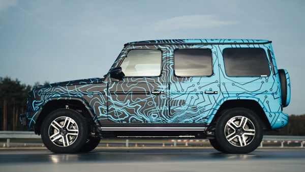 Mercedes Benz Upcoming G 580 Electric Side