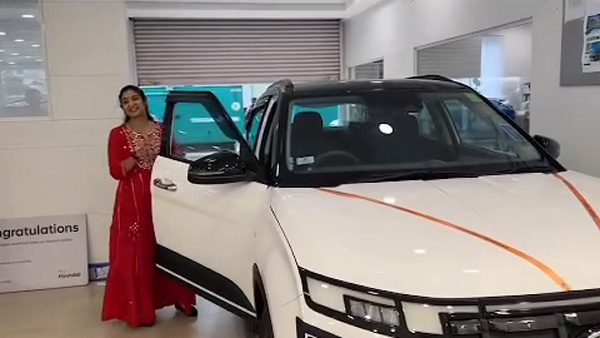 Actress Sushma Rao Buys Hyundai Creta