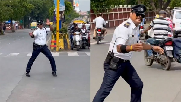 Anand Mahindra Shared Dancing Traffic Police