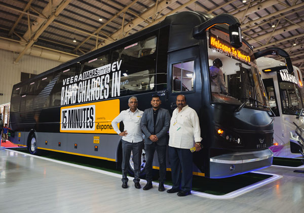 World s Fastest Charging Veera Mahasamrat Electric Bus
