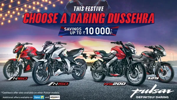 Festive offers on Pulsar Motorcycles