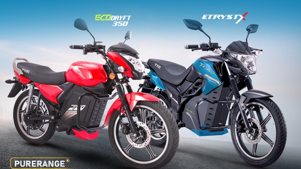 Pure EV Diwali Discount on ecoDryft 350 and eTryst X motorcycles