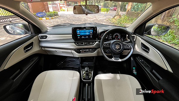 New Gen Maruti Dzire Interior