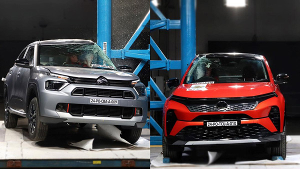 Tata Curvv Vs Citroen Basalt SUV Coupe Safety Ratings