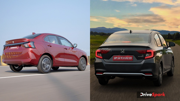 New Gen Maruti Suzuki Dzire Vs Honda Amaze Design