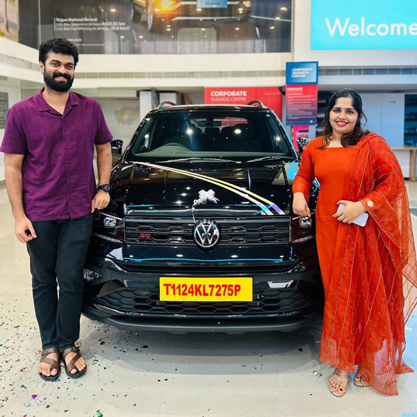 Premalu Movie Actor New Volkswagen Taigun Gt