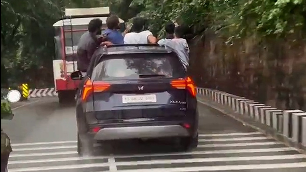 Six Men Rash Driving On Tirumala Ghat Road