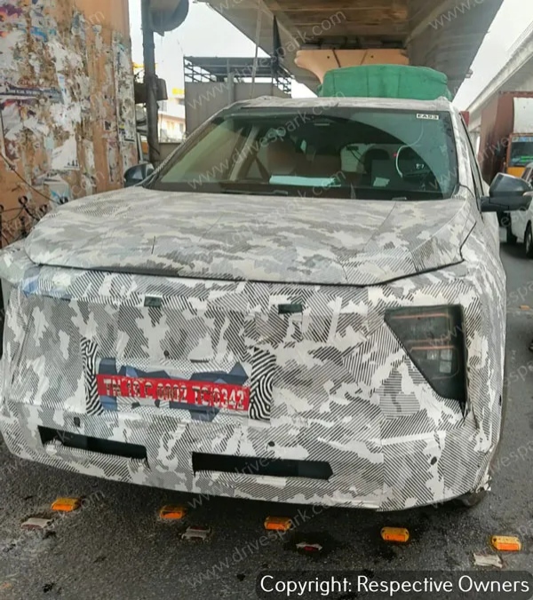 mahindra XEV 7e Spotted Testing