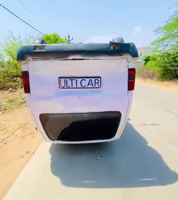 Marui suzuki omini upside down vedio went viral