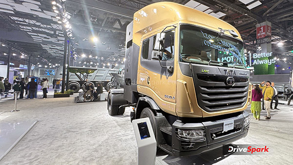 Tata Showcased Lng Prima G55s Truck