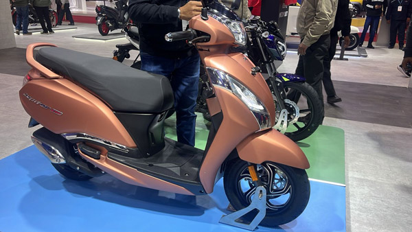 TVS Jupiter CNG Scooter Showcased Auto Expo 2025