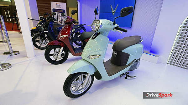 Vinfast Electric Scooters Showcased In Bharat Mobility Global Expo