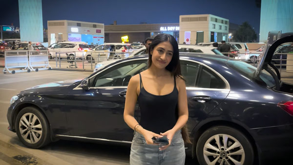 Dhanashree Verma Spotted With Mercedes Benz