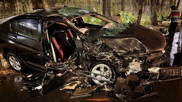 Hyundai Verna Vs Honda City Accident