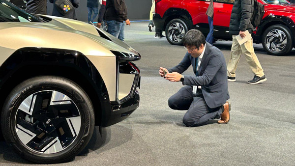 Japanese Visitors Taking Photos Of be6 xev 9e