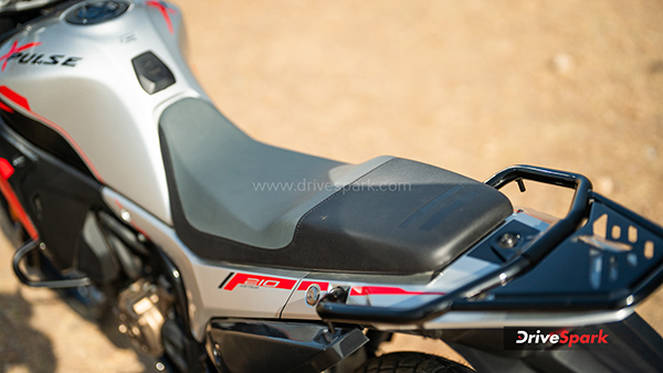 Hero Xpulse 210 Review Seat
