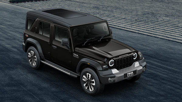 Mahindra s New Thar Rocks Black Edition
