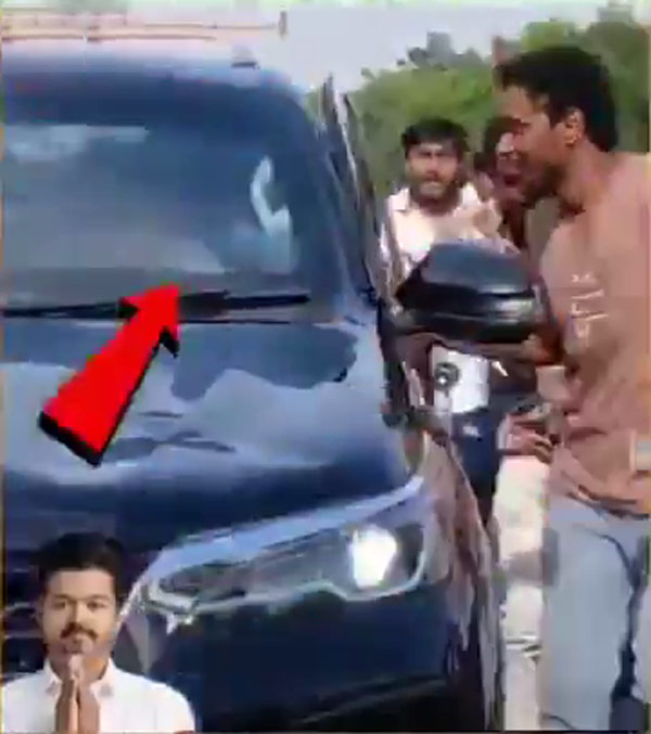 Thalapathy Car Door Open Viral Video Controversy
