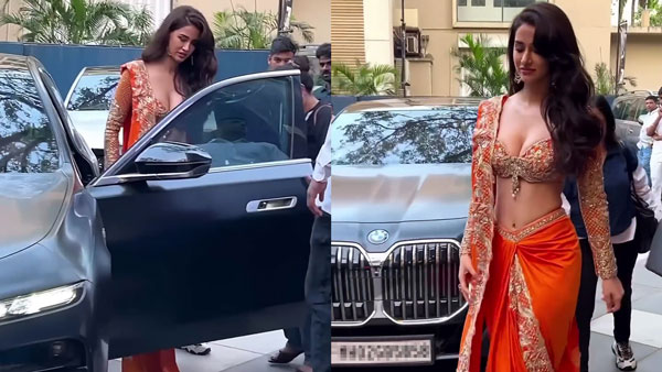 Disha Patani Spotted With Bmw 7 Series