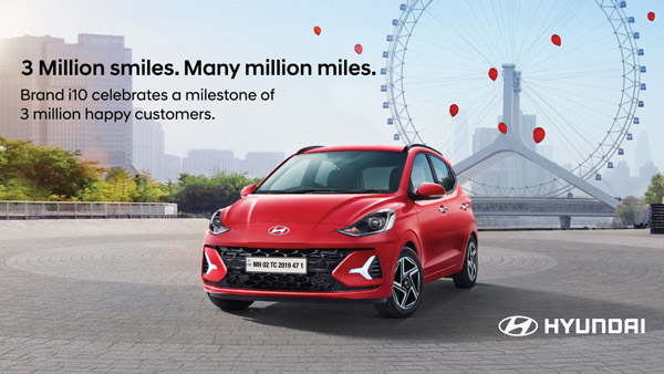 Hyundai Hatchback Model I10 3 million Sales