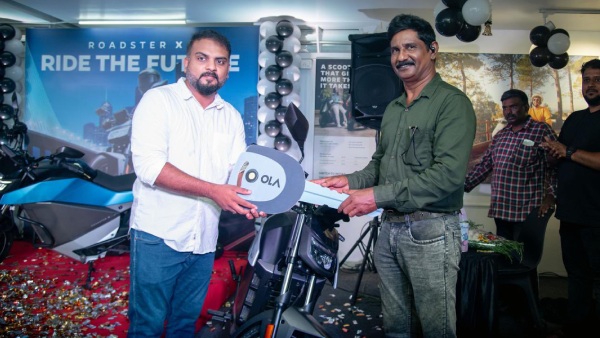 Ola Roadster X Delivery Started