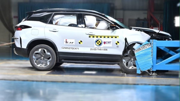 Harrier EV Has Received 5 Star Safety Rating Crash Test Harrier EV Has Received 5 Star Safety Rating Crash Test