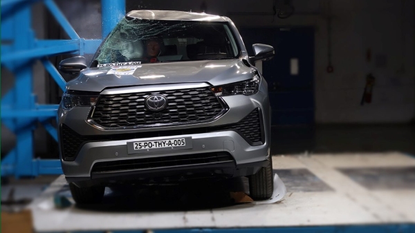 Innova Hycross Got 5 Star Safety Rating In Bncap